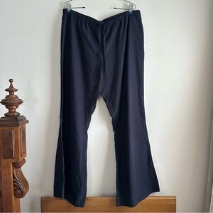 Silence + Noise • Pinstripe Pull-On Flare Pants